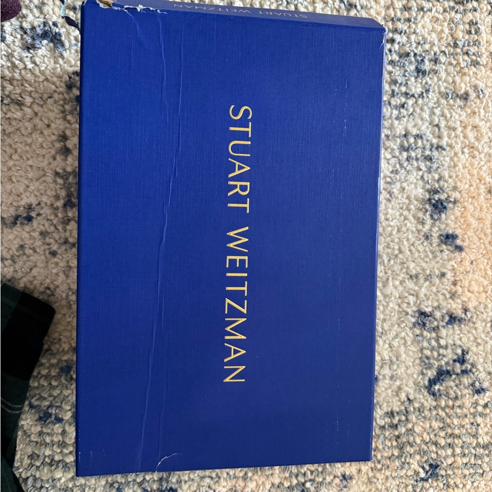 NEW with bag and shoe box. Staurt Weitzman Black and Gray Mary Jane Heels - Picture 7 of 7